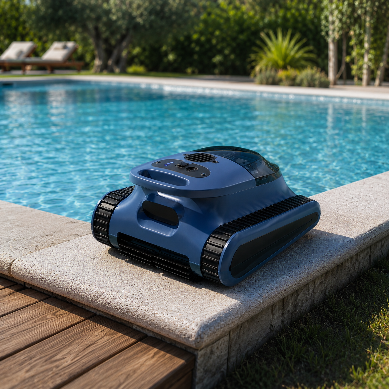 Robot de piscine sans fil – Nettoyage automatique du fond et des parois – Image 2
